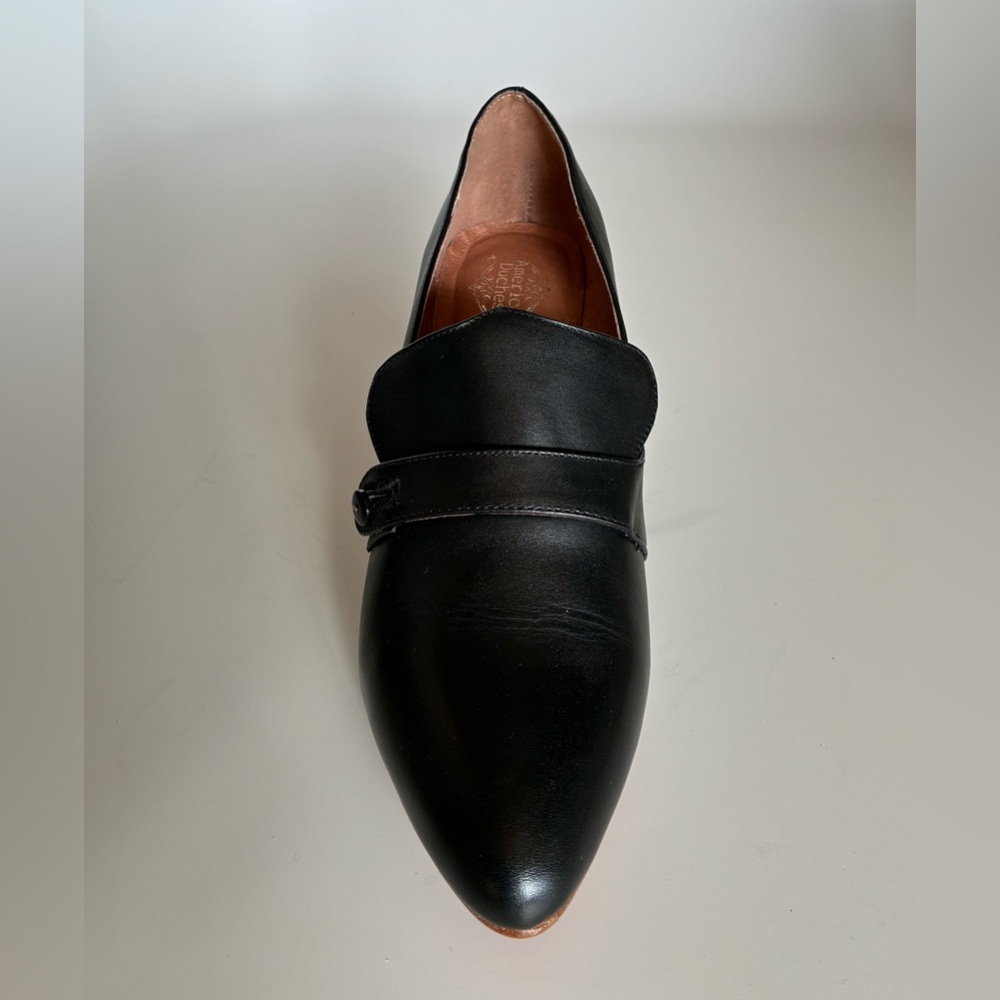 RARE, NEW American Duchess Moliere Edwardian Pumps, Black Leather, Women’s 9.5 - Picture 14 of 16